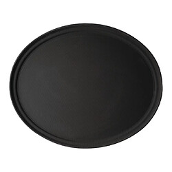 Plateau de Service Antidérapant Oval Noir 600 mm Camtread - Cambro