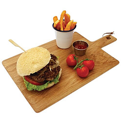 Acheter Grande planche carrée en chêne 350 x 260 x 15 mm manche 110 mm - Olympia