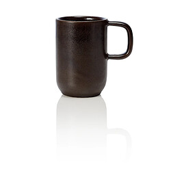 Lot de 6 mugs en Grès 0,37 L Marron métallisé H 110 mm Ø 75 mm - Was Germany