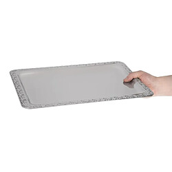 Avis Plateau de service rectangulaire inox poli - APS 420 x 310 mm