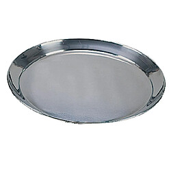 Plateau de service rond inox - Olympia 405 mm