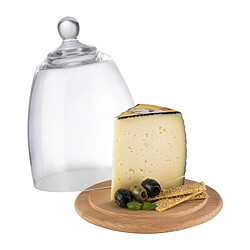 Plateau en Bois avec Couvercle en Verre - 185x240mm - APS