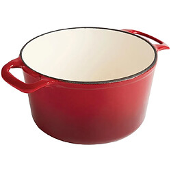 Cocotte en fonte ronde rouge Vogue 3.2 L