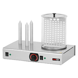 Red Fox Hot dog 3 plots avec panier et manchon en verre HD 03 N - Redfox