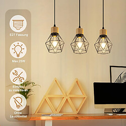 Avis Nettlife Suspension 3 lumières E27 - Noir