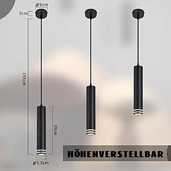 Acheter Nettlife Suspension cylindre GU10 - Noir