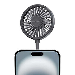 Avis Usams Ventilateur Portable 3 Vitesses Avec Fixation Magnétique Et Support Stand Noir