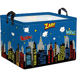 Vendos85 Panier à linge pliable enfants - Multicolore