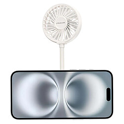 Acheter Usams Ventilateur Portable 3 Vitesses Avec Fixation Magnétique Et Support Stand Blanc