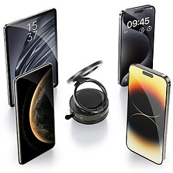 LinQ Support Magnétique pour Smartphone Rotatif et Fixation Ventouse Noir pas cher