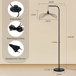 Avis Nettlife Lampadaire métal - Noir