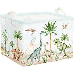 Vendos85 Panier à linge dinosaures - Multicolore