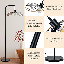 Acheter Nettlife Lampadaire métal - Noir