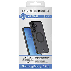 Acheter Force Case Coque MagSafe pour Galaxy S25 Fe Air Frost 3m Ultra Renforcé Noir transparent