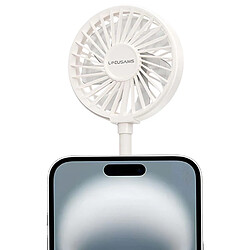 Avis Usams Ventilateur Portable 3 Vitesses Avec Fixation Magnétique Et Support Stand Blanc