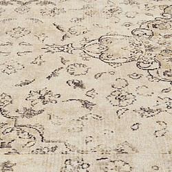 Avis UnAmourDeTapis Tapis salon 150 x 220 cm beige, gris, kilim vintage, motif oriental, charme authentique