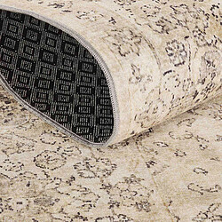 Acheter UnAmourDeTapis Tapis salon 150 x 220 cm beige, gris, kilim vintage, motif oriental, charme authentique