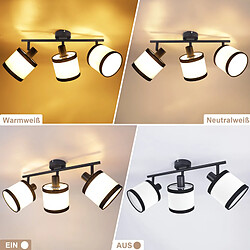 Acheter Nettlife spot 3 lampes - Noir