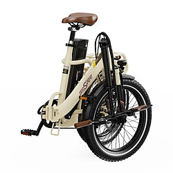 Vélo électrique Pliable Onesport OT16 20" 48V 17AH Beige pas cher