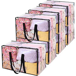 Vendos85 Lot de 7 sacs de rangement - Transparent