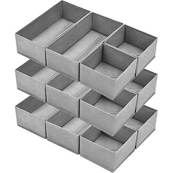 Vendos85 Boîtes de rangement pliables - Gris