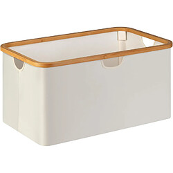 Vendos85 Panier à linge pliable - Beige