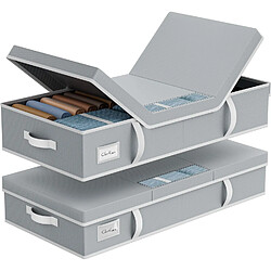 Vendos85 Rangement sous lit - Gris