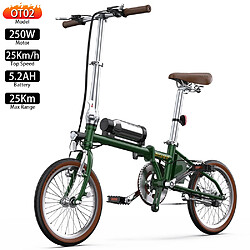 Vélo électrique Pliable Onesport OT02 250W Moteur Vert