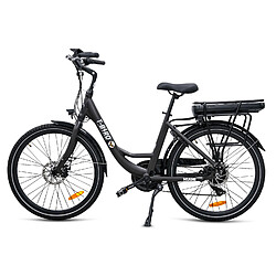 ZMH Vélo Électrique Pliable De 26" Alliage De Aluminium Freins à Double Disque Écran LCD Noir