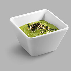 Bol Carré Blanc à Sauce en Mélamine 7 à 30 cm - Pujadas