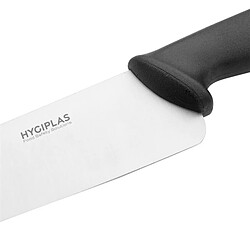 Couteau de Cuisinier 255 mm Noir - Hygiplas