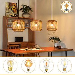 Nettlife Suspension 3 lumières - Noir pas cher