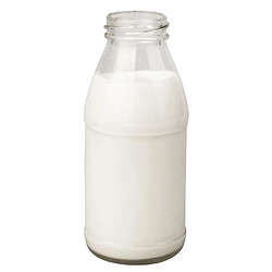 Mini bouteille de lait en verre Olympia 200 ml - Lot de 12 pas cher