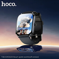 Avis HOCO Y28 montre connectée style sport IP67 - 5J d'autonomie - fonction sport disponible - Noir