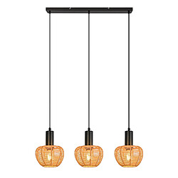 ZMH Suspension Noir 3 Flamme E27 Pour Salle à Manger Et Chambre à Coucher