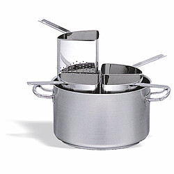 Braisière avec 4 Cuit-Pâtes en Inox 35 à 40 cm - Pujadas