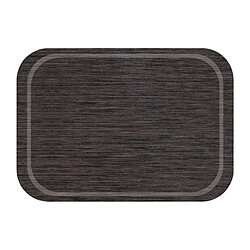 Plateau de service antidérapant wengé - 6 dimensions - Mélamine - Roltex