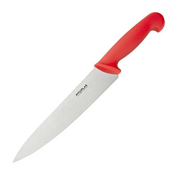 Couteau de Cuisinier Professionnel Rouge 215 mm - Hygiplas