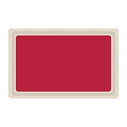 Avis Plateau de service rouge - 4 mesures - Mélamine - Roltex
