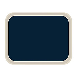 Plateau de service bleu - 4 mesures - Mélamine - Roltex