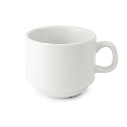 Tasse à Thé Empilable Blanche 200 ml Whiteware Lot de 12 Olympia