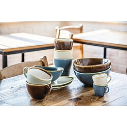 Tasse à expresso couleur océan Kiln Olympia 85ml - Lot de 6 pas cher
