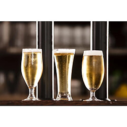 Verre à Bière Pilsner 340 ml - Recyclables - Lot de 24 - Olympia