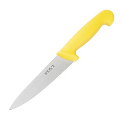 Couteau de Cuisinier Professionnel Jaune 160 mm - Hygiplas