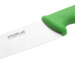 Couteau de Cuisinier Professionnel Vert 215 mm - Hygiplas