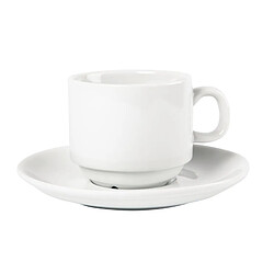 Tasse à Thé Empilable Blanche 200 ml Whiteware Lot de 12 Olympia