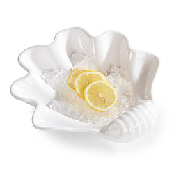 Assiette de Présentation Mélamine Coquillage 28,5 x 27,5 cm - Pujadas