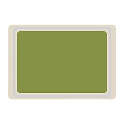 Plateau de service vert - Mélamine - 4 dimensions - Roltex