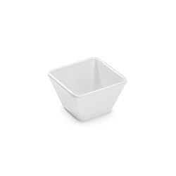 Bol Carré Blanc à Sauce en Mélamine 7 à 30 cm - Pujadas