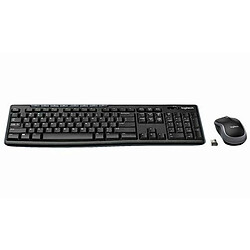 Clavier et souris sans fil Logitech DESKTOP MK270 Noir Espagnol Qwerty (6 Unités)